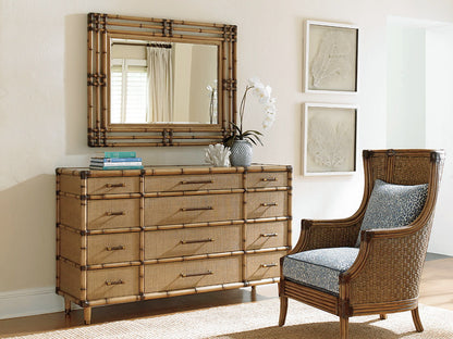 Twin Palms - Savana Mirror - Light Brown