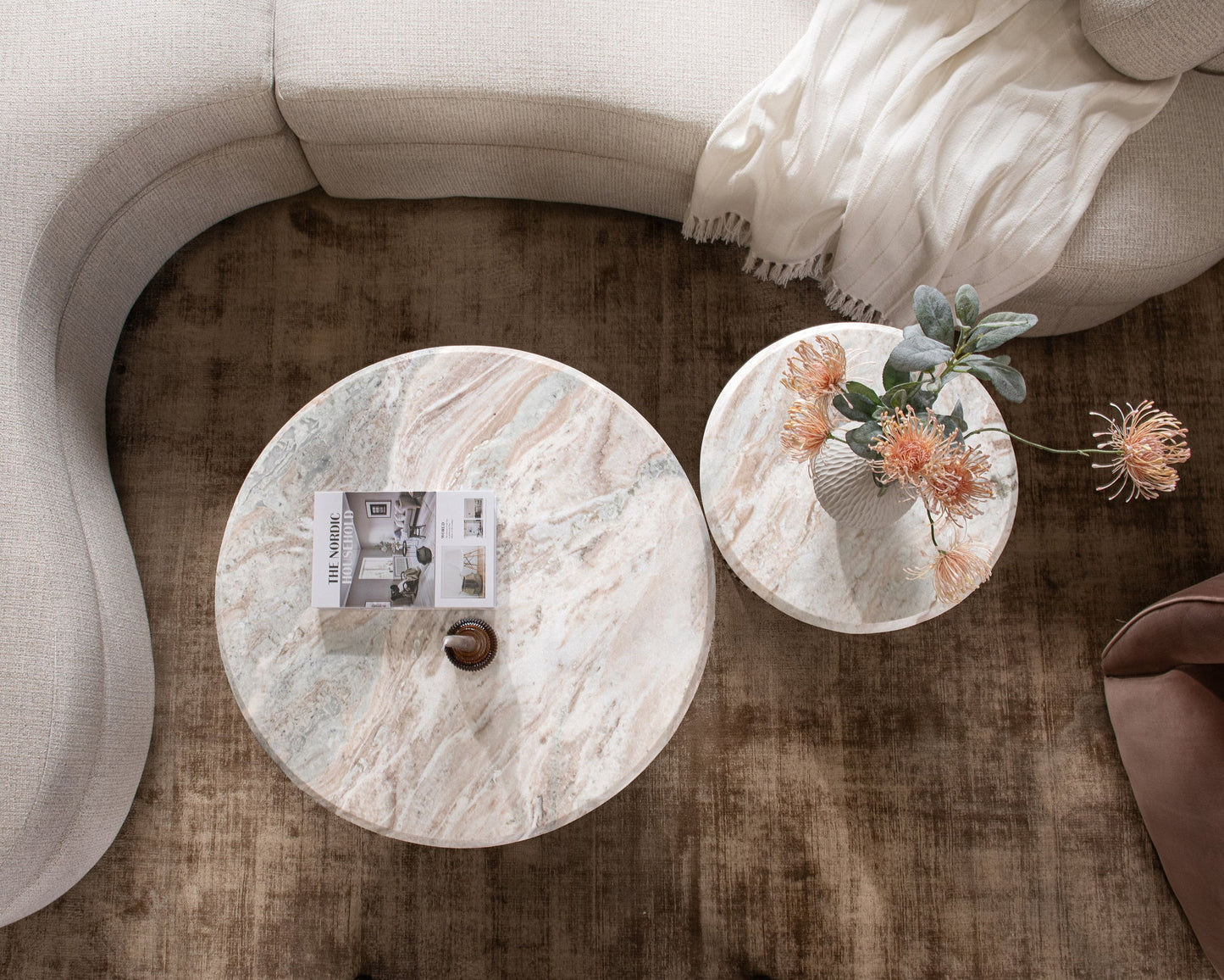 Nordens - Marble Round Table