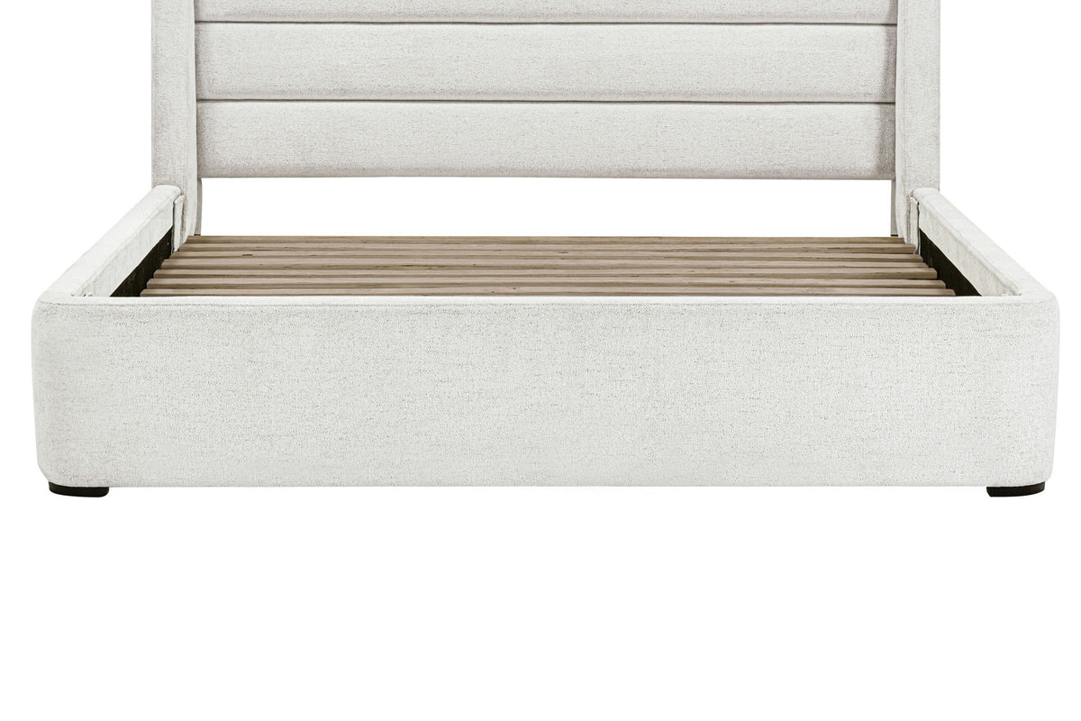 Giorgio - King 6/6 Upholstered Footboard With Slats - Dreamy Linen
