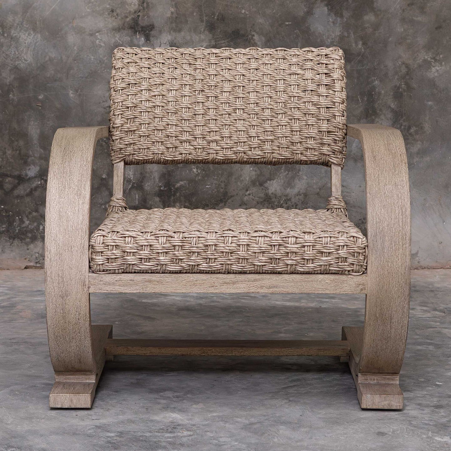 Rehema - Outdoor Wicker Lounge Chair - Gray
