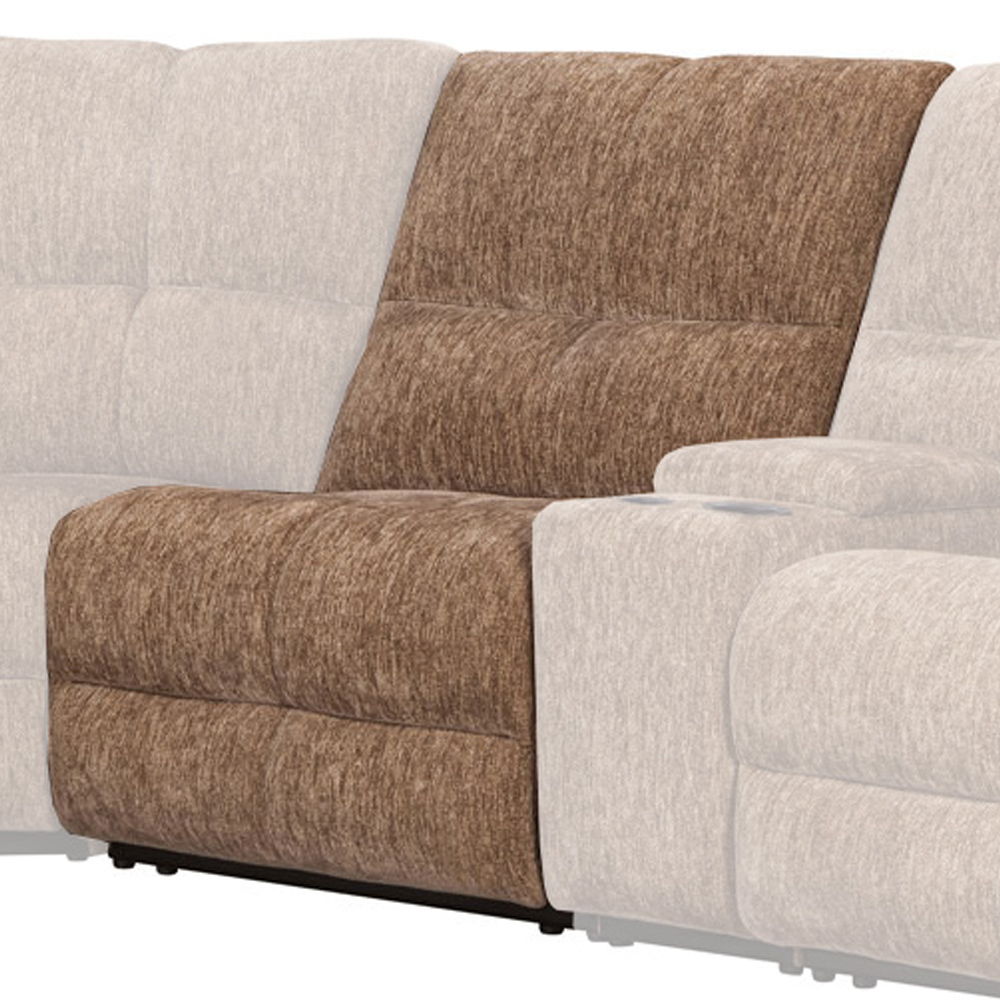 Bronco - Manual Armless Recliner - Plush Tobacco