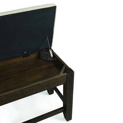 Colorado - Storage Bench - Charcoal