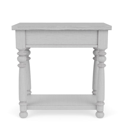Winston - Chairside Table - Aged Cotton