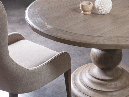 Cohesion Program - Axiom Round Dining Table - Dark Brown