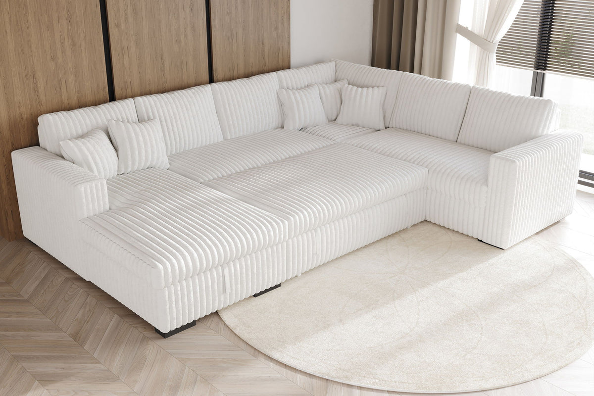 Bliss - RAF Storage Chaise - Mist Gray
