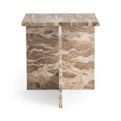 Jaylani - Square End Table - Desert Drift