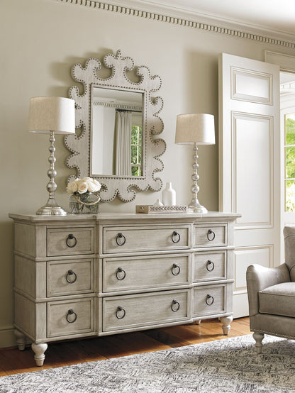 Oyster Bay - Barrett Triple Dresser - Pearl Silver