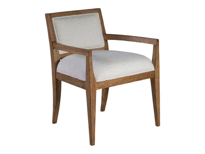 Barnaby - Barnaby Upholstered Arm Chair - Beige / Dark Brown