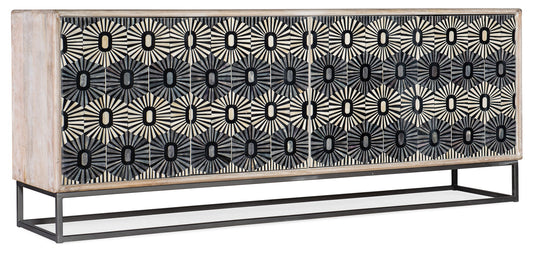 Melange - Whitmore Four Door Credenza - Beige