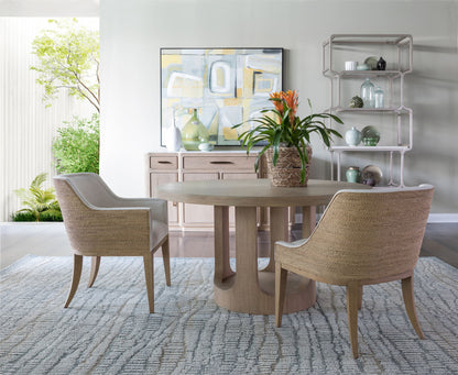 Simpatico - Simpatico Round Dining Table - Light Brown
