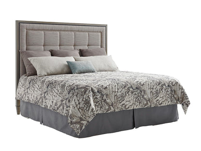 Ariana - St. Tropez Upholstered Panel Headboard 6/6 King - Dark Brown