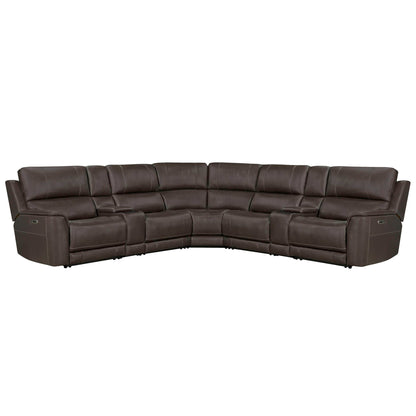 Easton - Power Reclining Sectional With Power Adjustable Headrests