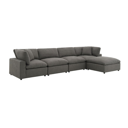 Cloud 9 - Sectional Armless Chair - Dark Gray