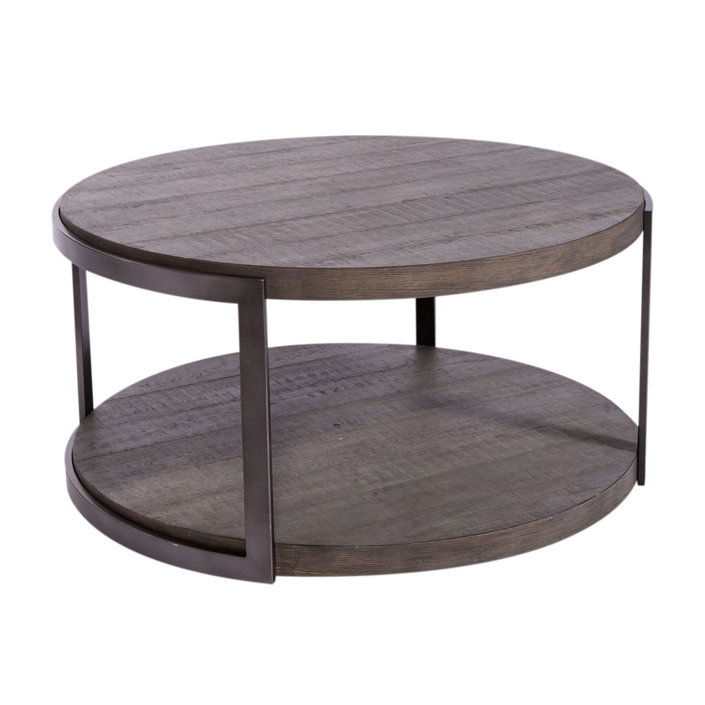 Modern View - Round Cocktail Table Base - Gauntlet Gray