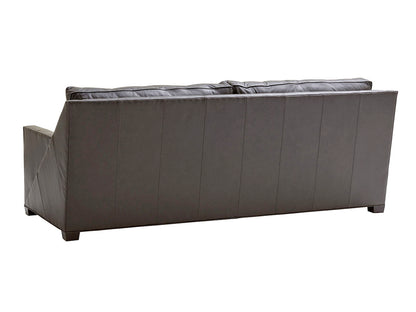 Lexington Leather - Wright Leather Sofa - Dark Brown