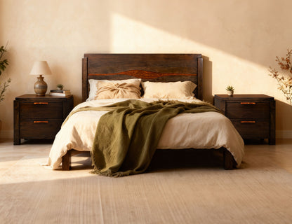 Raramuri - King Headboard - Dark Brown