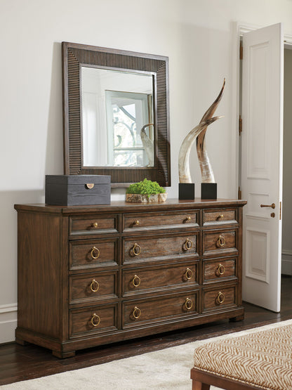Silverado - Sereno Triple Dresser - Dark Brown