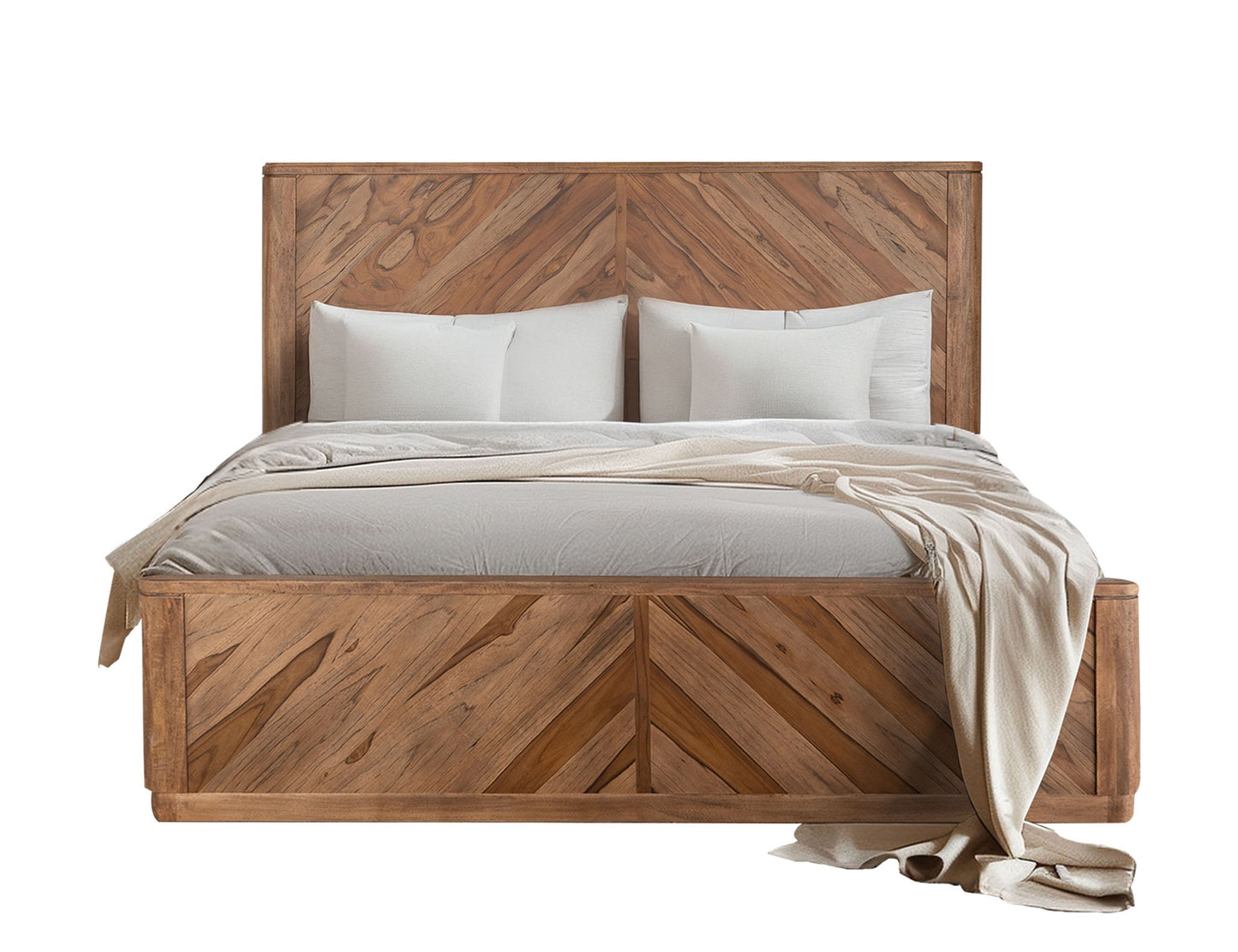 Balam - Queen Platform - Brown