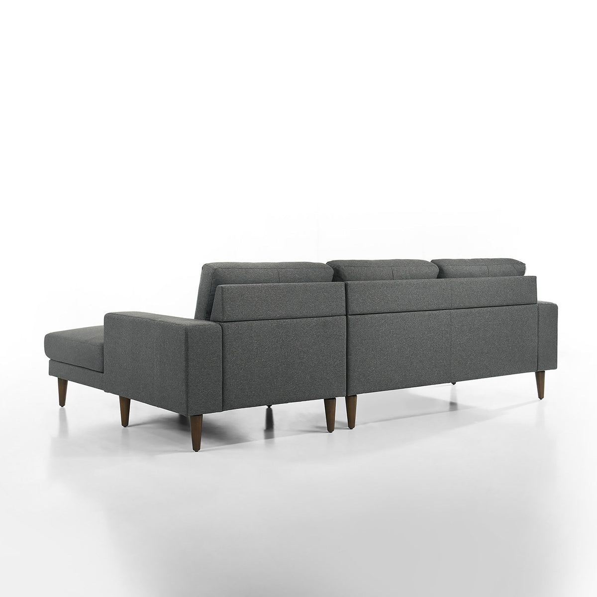 Vale - Left Arm Facing Loveseat - Gray