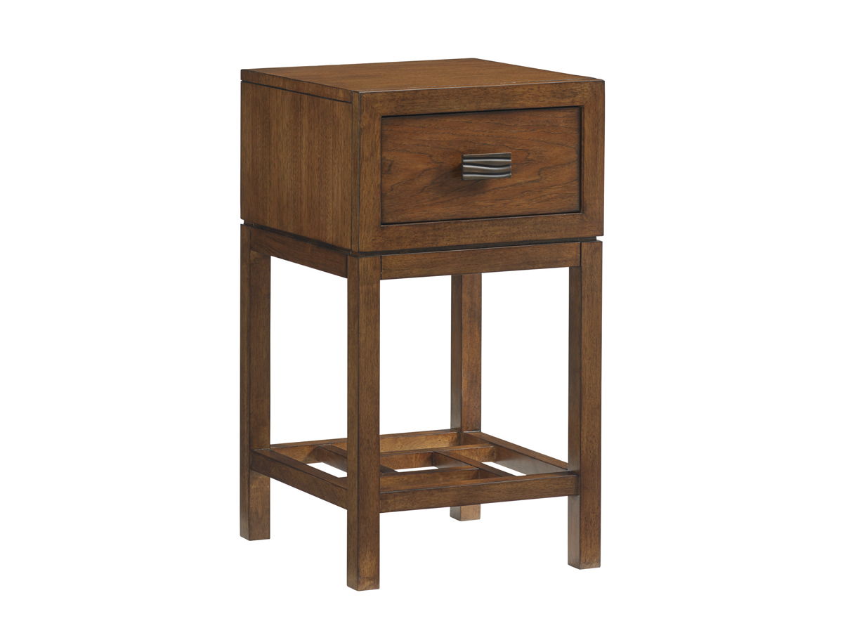 Island Fusion - Hana Night Table - Dark Brown