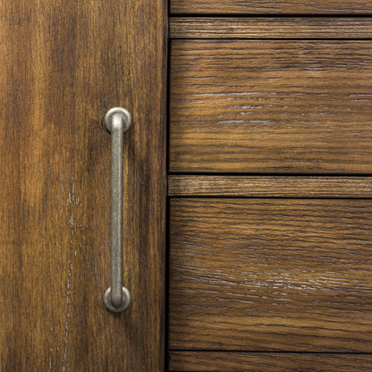 Stone Brook - Computer Credenza - Rustic Saddle