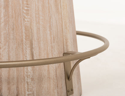Balam - Bistro Table Base - Light Brown