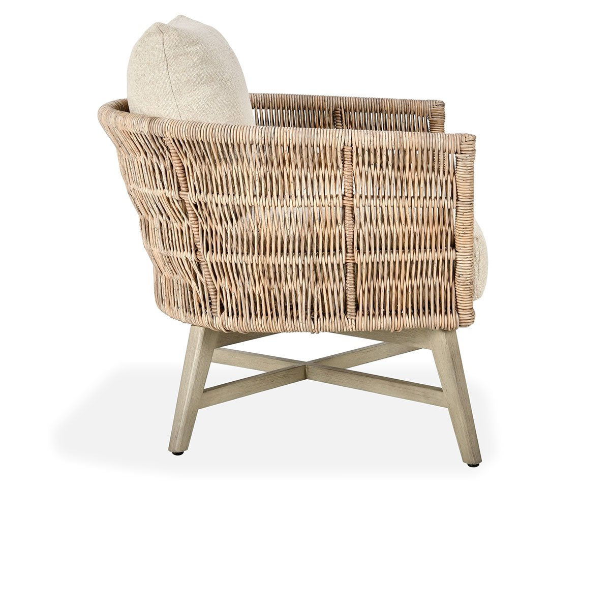 Collins - Outdoor Accent Chair - Natural / Sand