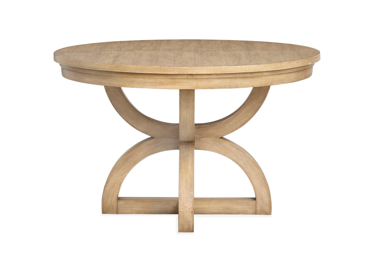 Coventry - Extendable 48" Round Dining Table - Honey Maple