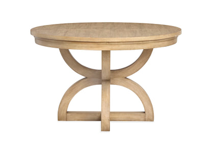 Coventry - Extendable 48" Round Dining Table - Honey Maple