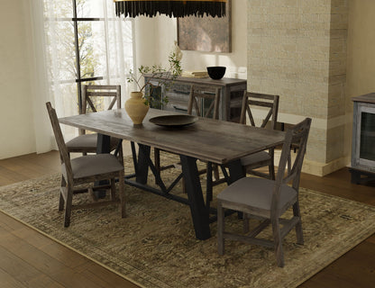 Loft - Table Base - Two Tone Gray / Brown