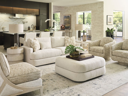 Copacabana - Carmela Bumper Ottoman - White