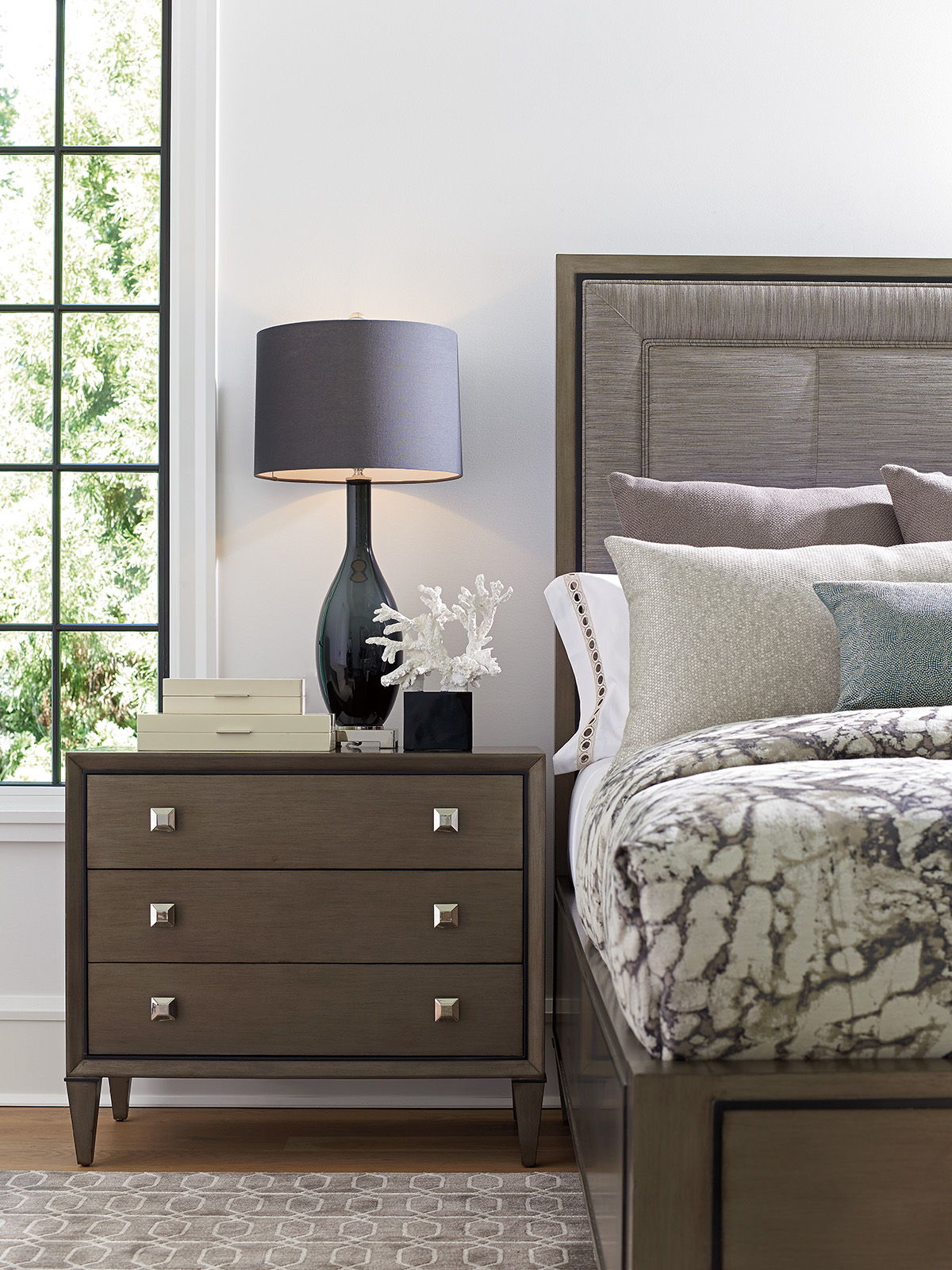 Ariana - Paloma Nightstand - Dark Brown