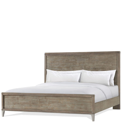 Intrigue - Queen Metal Panel Footboard - Hazelwood