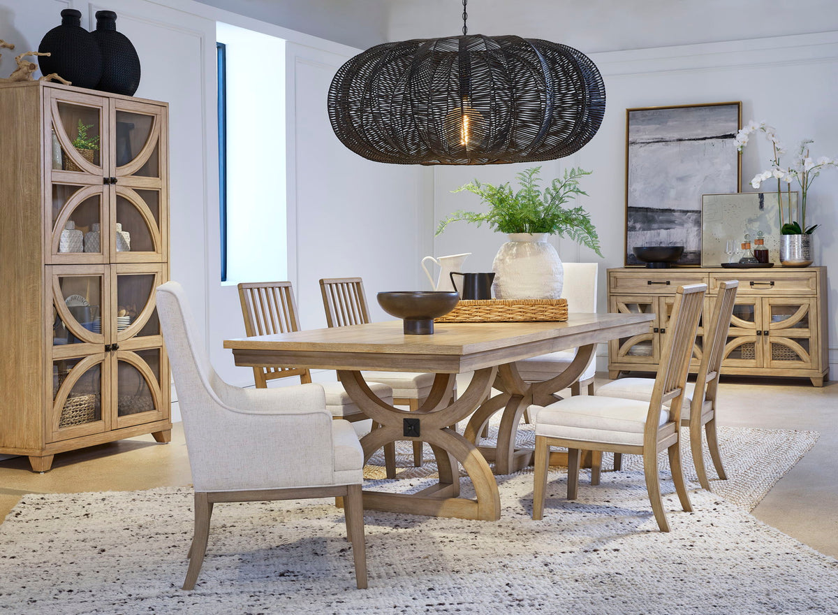 Coventry - Extendable Trestle Dining Table Set
