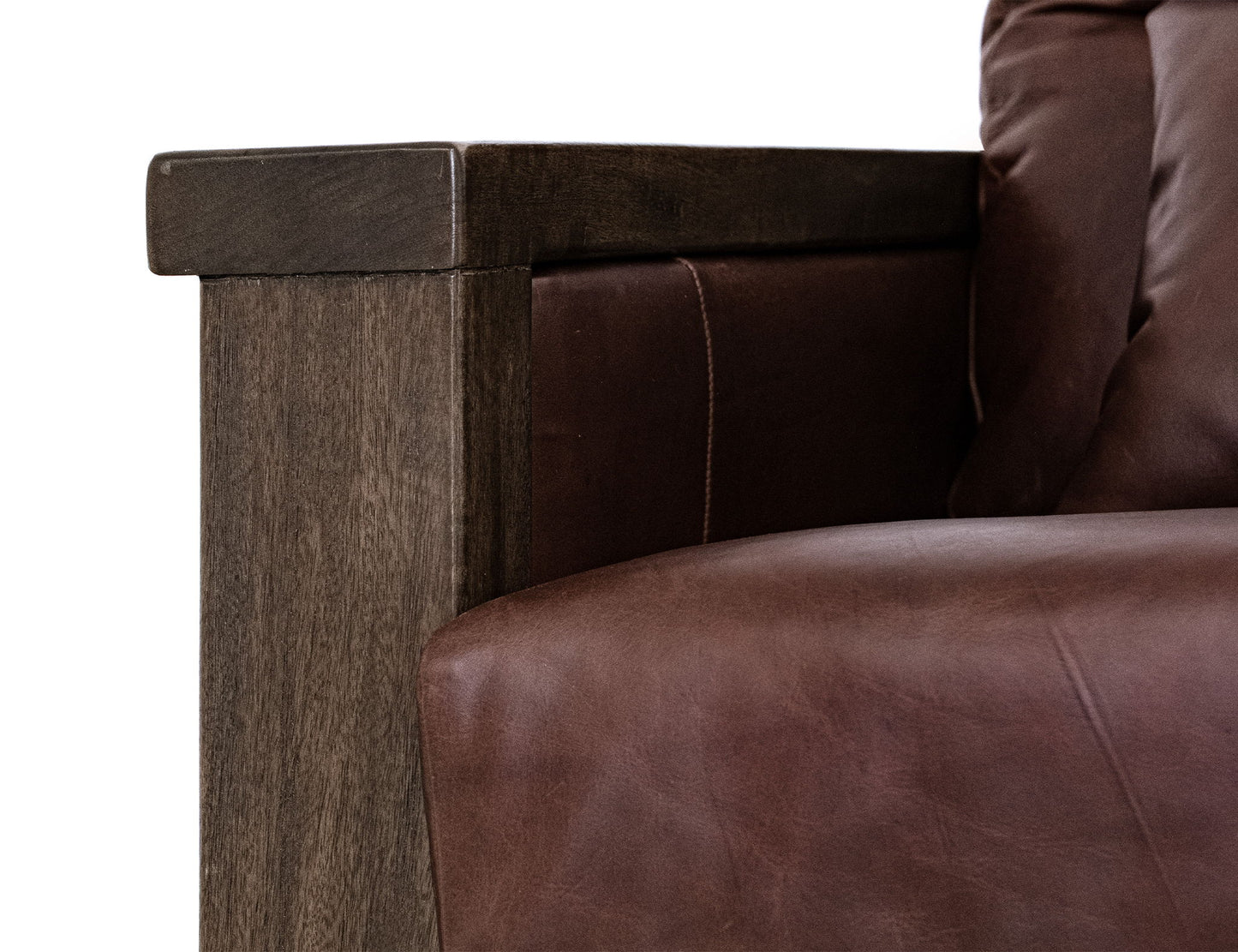 Walnut - Armchair - Brown