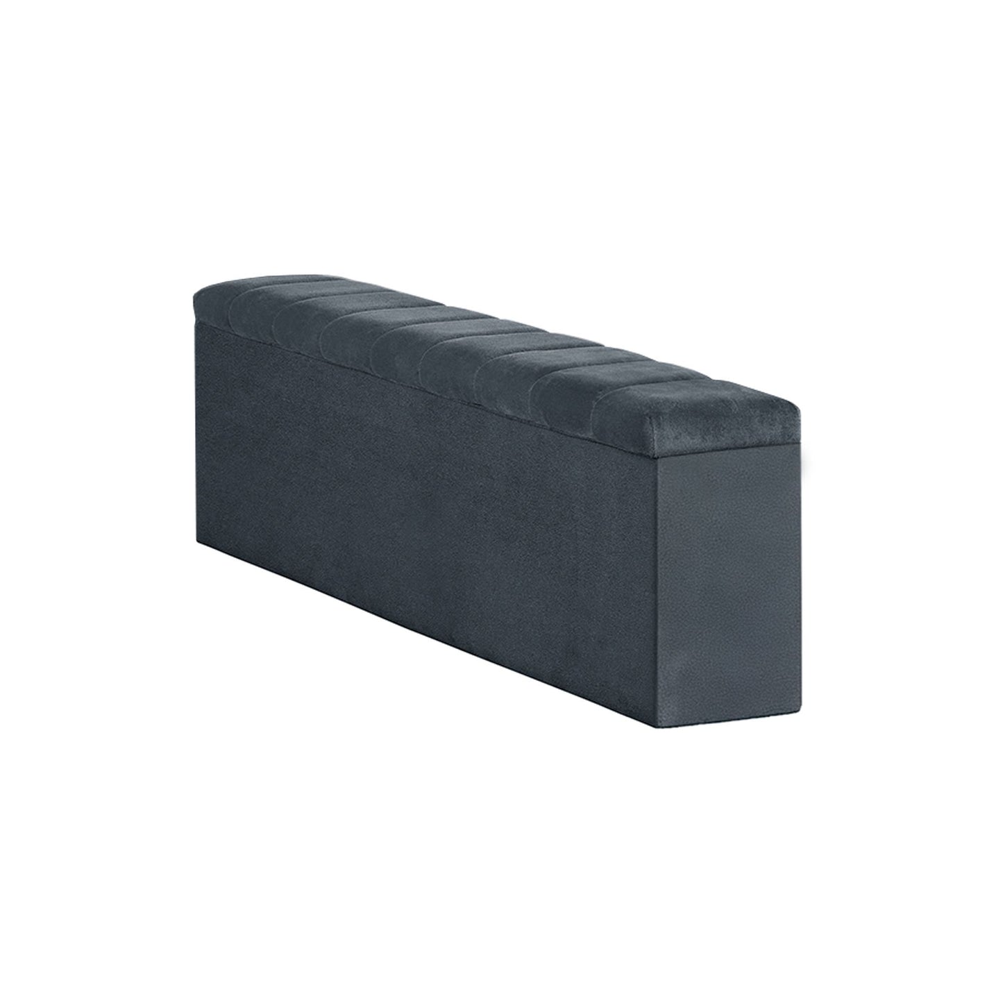 Ottawa - Interchangable Side Storage Bench - Gray Linen
