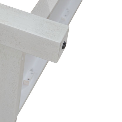 Brook Bay - Trestle Table Base - Textured White / Carbon Gray