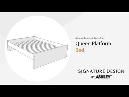 Onita - Full Platform Bed Panels - Natural